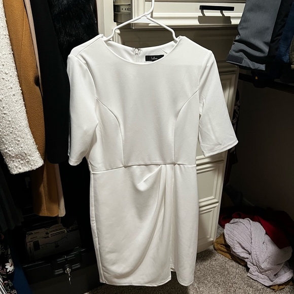 White Lulus Dress - Picture 2 of 3